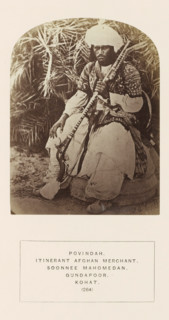 Portrait of an unknown nomadic trader from the Powindah tribe of Kohat, Khyber-Pakhtunkhwa,
