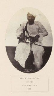 Portrait of an unknown raja in Narsinghpur, Madhya Pradesh, India, photograph, page, number: '362