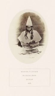 Portrait of an unknown fakir from the former Berar in central India, photograph, page, number: '402