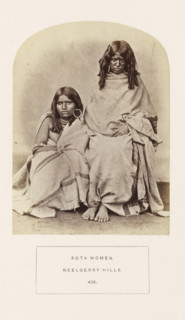 Portrait of two unknown women from the Kota tribe of the Nilgiri mountains in Tamil Nadu, India,
