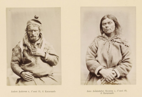 Two portraits of Anders Andersen and Anna Aslaksdatter Skumma, Anna Aslaksdatter Skumma ?, d' anni