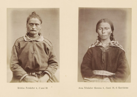 Two portraits of Kristine Persdatter and Anna Nilsdatter Skumma, Kristine Persdatter ?, d' anni 30,