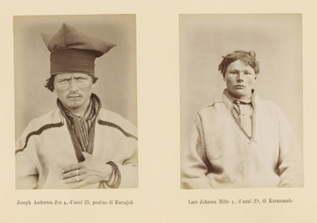 Joseph Andersen Jox ?, 25 years old, post in Karasjok, Lars Johnsen Bilto ?, 20 years old, in