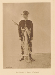 A Goestie, 3rd Caste. (Wesija's), Portrait of an unknown man, page, photomechanical print, maker: