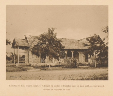 View of a society in Sisi, Society in Sisi, in which Capt. vd Nagel and Luitnt. v. Streets with 50