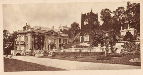 Widcombe Church and Widcombe House, Bath, View of Widcombe Church and Widcombe House in Bath, page,