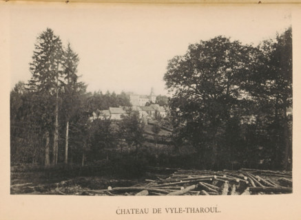 Landscape with Château de Vyle-Tharoul, Chateau de Vyle-Tharoul, page, photomechanical print,