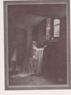 Portrait of an unknown woman depicted as a penitent, Büsserin, page, photomechanical print,