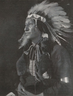 Portrait of an unknown man, The Black Fox, page, photomechanical print, monogram: 'MR&C',