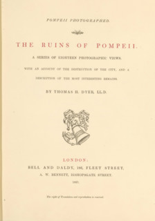 The ruins of Pompeii : a series of eighteen photographic views, book, annotation: '2, 40 ... 1867',