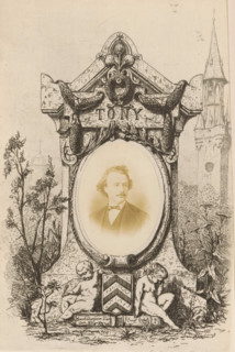 Portrait of Anton Bergmann, Tony, photograph, page, c. 1869 - in or before 1874, photographer,