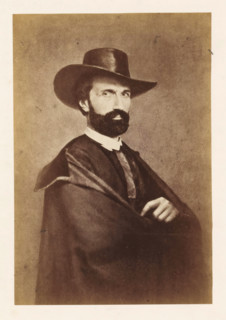 Portrait of Antoine-Joseph Wiertz, photograph, page, photographer: attributed to Edmond Fierlants,