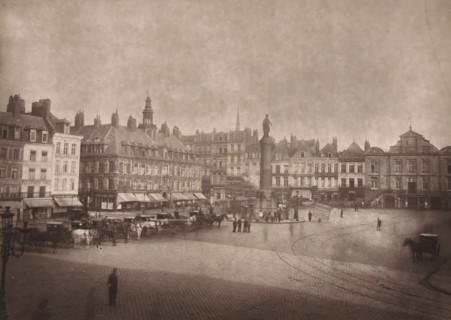 Vue du Monument Commémoratif, de la Défense de Lille en 1792, View of the column La Colonne de la