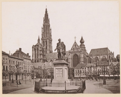 Anvers, La Statue de P.-P. Rubens, Statue of Peter Paul Rubens on the Groenplaats in Antwerp, page,