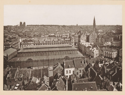 View of Brussels, Bruxelles, Vue Générale, page, photomechanical print, inscription: 'Journal le