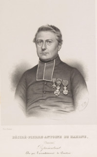 Désiré-Pierre-Antoine de Haerne, Reproduction of a photo of a portrait of Désiré de Haerne, print,