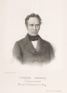 Joseph Lebeau, Reproduction of a photograph of a portrait of Joseph Lebeau, print, reproduction,