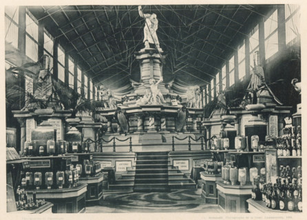 View of the section of Belgian breweries at the Antwerp World Exhibition in 1894, Collectivité des