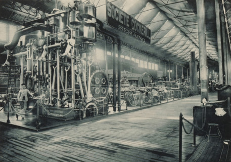 Société John Cockerill Seraing, View of a setup of Société Anonyme John Cockerill from Seraing at