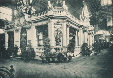 View of the Norddeutscher Lloyd pavilion at the Antwerp World Exhibition in 1894, Pavillon du