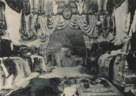 View of fur from Norway at the Antwerp World Exhibition in 1894, Fourrures de la Norwège,