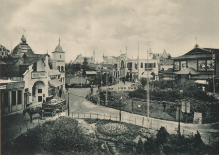 Quartier Oriental, View of the Oriental part of the Antwerp World Exhibition in 1894, Exposition