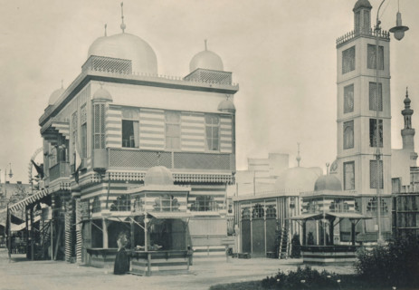 Seccion Marocaine, View of the Moroccan part of the Antwerp World Exhibition in 1894, Exposition