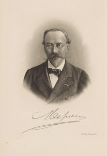Portrait of Francois Massieu, page, photomechanical print, cliché maker: Dujardin, c. 1892 - in or