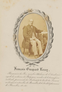 Portrait of François-Gaspard Leroy, François Gaspard Leroy, photograph, page, c. 1862 - in or