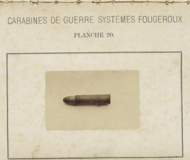 Bullet, photograph, page, number: 'Planche 20.', inscription: 'Carabines de guerres systèmes