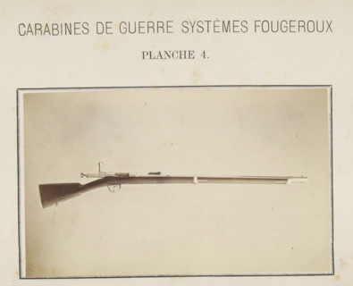Rifle, photograph, page, number: 'Planche 4.', inscription: 'Carabines de guerres systèmes