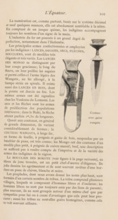 Knife with sheath, page, photomechanical print, c. 1892 - in or before 1897, paper, autotypie,