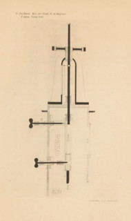 Reproduction of a design for a temperature measuring device, reproduction, page, photomechanical