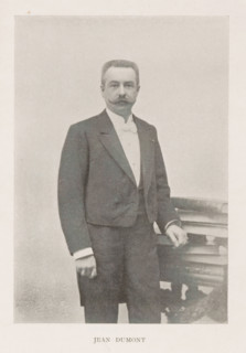 Portrait of Jean Dumont, Jean Dumont, page, photomechanical print, inscription: 'Similigravure.',