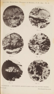 Macpherson. Mouvements moléculaires dans les roches solids, Overview of six microscopic