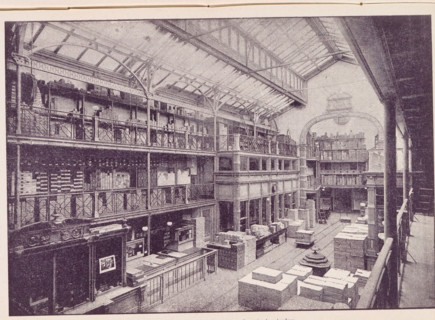 View of a Lutkie & Smit paper warehouse in Amsterdam, Lutkie & Smit Paper Warehouse in Amsterdam,