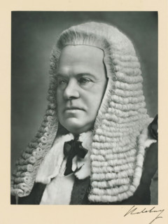 The right honorable the earl of Halsbury, photograph, page, annotation, inscription: '7, Gloucester