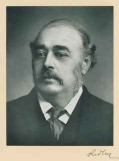 The right honorable Viscount Ridley, photograph, page, inscription: 'Newcastle-on-Tyne',