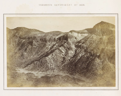 Tenerife Experiment of 1856, View of the crater of El Teide on Tenerife, photograph, page, number: