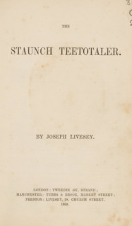 The staunch teetotaler, book, annotation: '24 issues, 1867, 68, £ 35 ...', annotation: 'NOV, 1994',