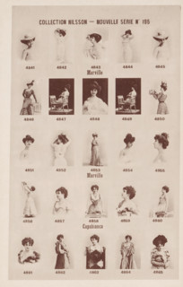 25 portraits of Marville and Capabianca, Collection Nilsson - Nouvelle Série, page, photomechanical