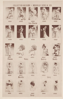 25 portraits of Lise Fleuron, Valois, Dautrey, Noedia, Marville, Lhéry and Berny, Collection