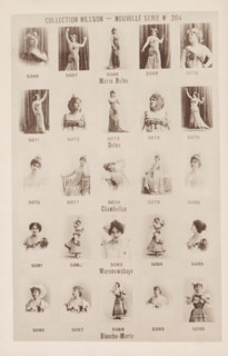 25 portraits of Marie Delna, Chambellan, Woronewskaya and Blanche-Marie, Collection Nilsson -
