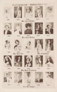 25 portraits of Jessie Bateman, Kitty Bird, Norah Brocklebank and Nita Carlyon, Collection Nilsson