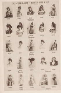 25 portraits of Thompson, Templey, Domenech, Valentine Petit and Diéterle, Collection Nilsson -