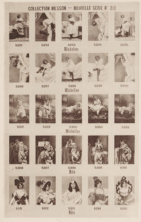 25 portraits of Micheline and Rita, Collection Nilsson - Nouvelle Série, page, photomechanical