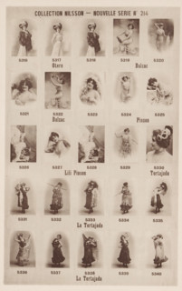 25 portraits of Otero, Dalzac, Lili Pinson and La Tortajada, Collection Nilsson - Nouvelle Série,
