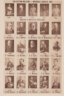 25 portraits of Wilhelm II of Germany and his wife Augusta Victoria and others, Collection Nilsson