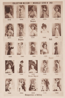 25 portraits of Desprez, Celli, Hélène Dupont, Louis Delaquerrière and Dalbray, Collection Nilsson