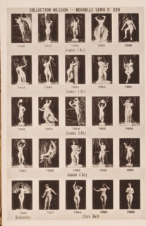 25 portraits of Jeanne d'Ary, Delinières and Clara Beth, Collection Nilsson - Nouvelle Série, page,